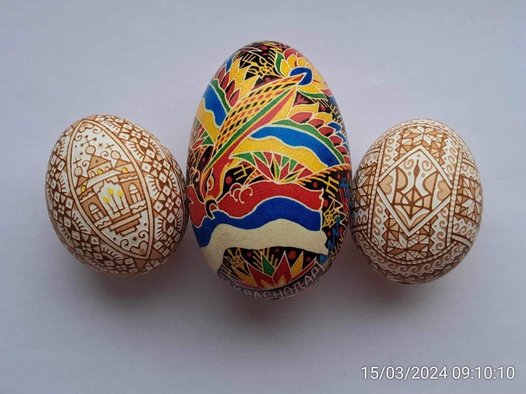 SOLD: "We Will Prevail!" by Tetiana Konoval (Pysanky UA)