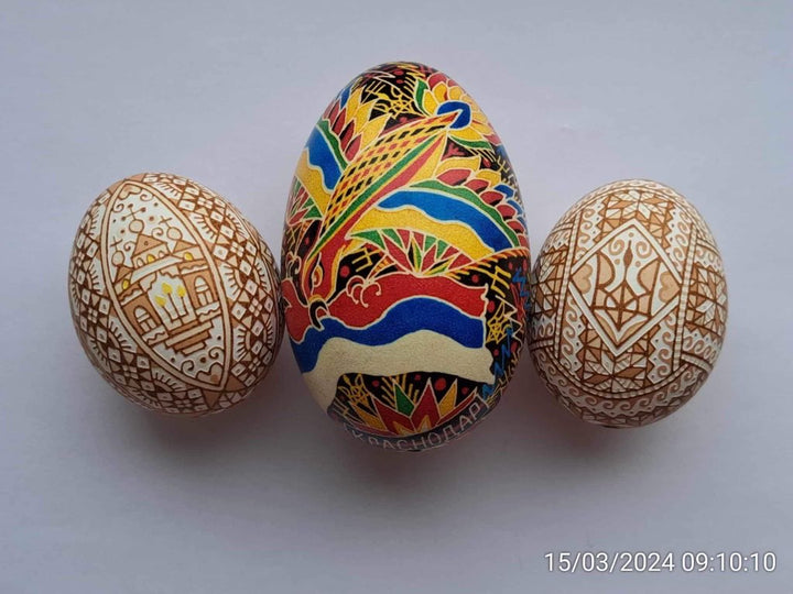 SOLD: "We Will Prevail!" by Tetiana Konoval (Pysanky UA)