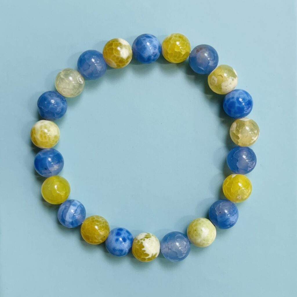 Ukraine Yellow and Blue Feeling Lighter Bracelet