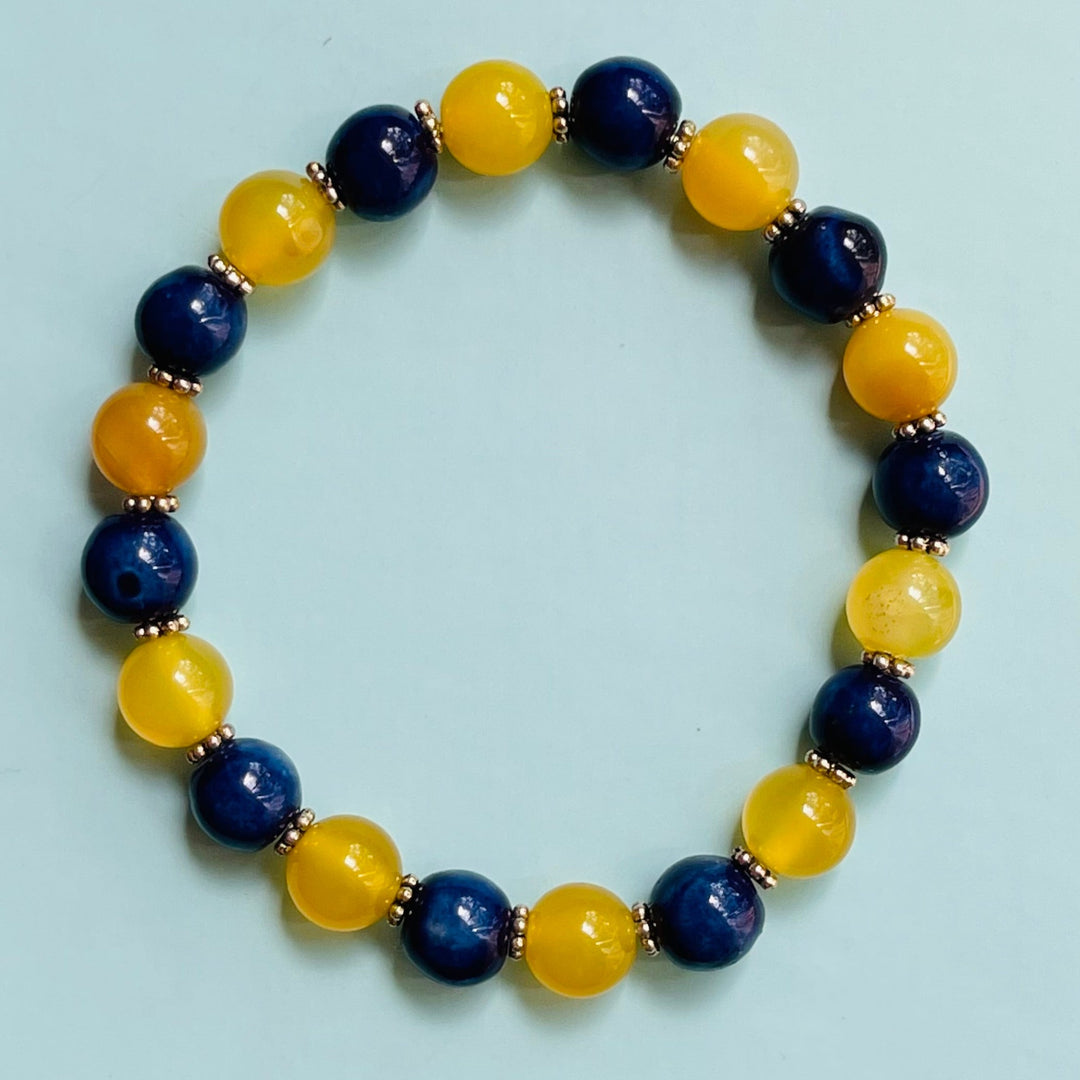 Ukraine Yellow and Blue Bracelet, Style 1838